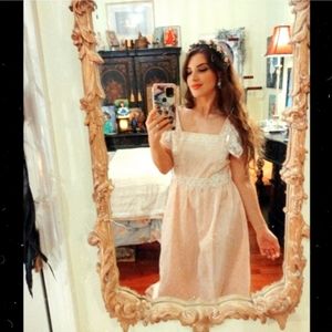 🌺 Stunning Cottagecore Fairytale Rare Vintage 1970s Prairie floral dress